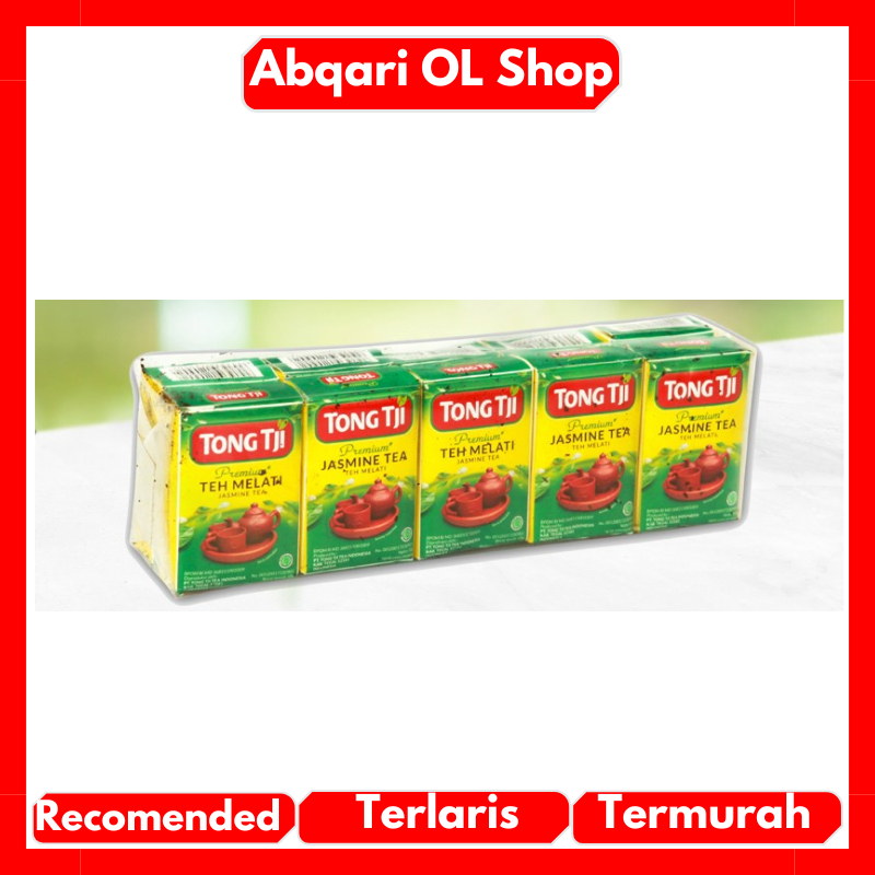 

Tong Tji Premium Teh Tubruk Melati 40 gr Dapat 1 Pak Isi 5 Pcs