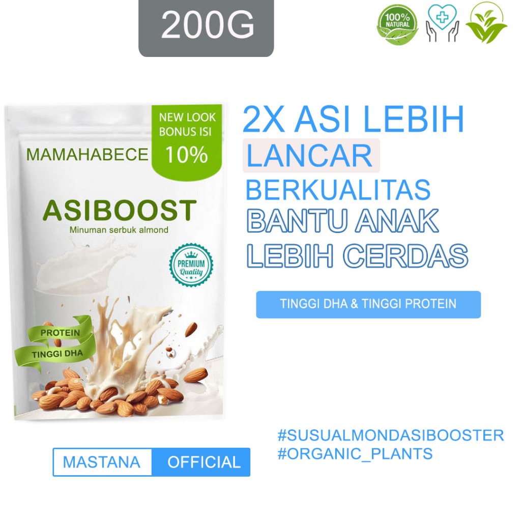 Susu Asi Booster Menyusui Almond Milk Asi Booster Pelancar Asi Booster Ibu Menyusui Penambah Asi Sus