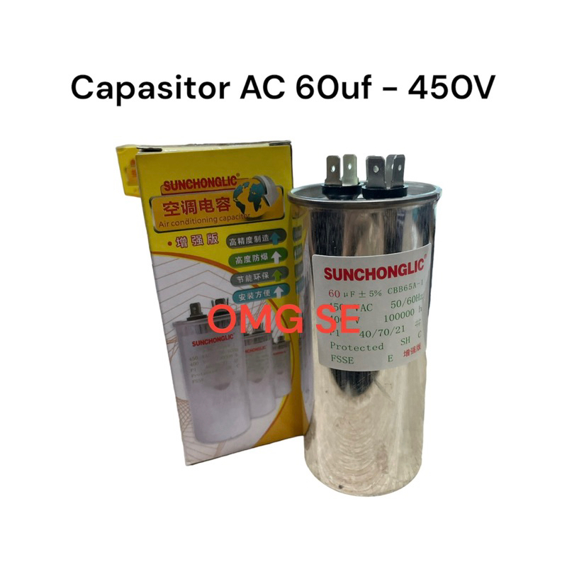 capasitor AC 60uf 450V