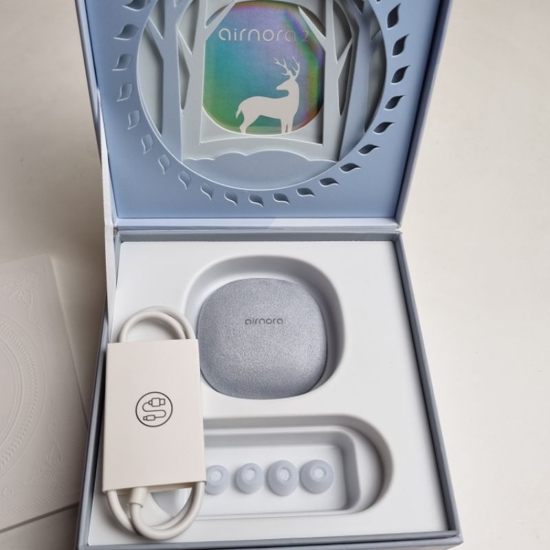 [PRELOVED] Baseus AirNora 2 TWS Noise Cancelling Earbuds ANC Bluetooth - Galaxy Blue