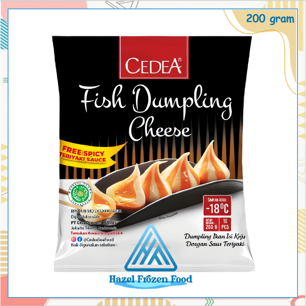 

Cedea Dumpling Cheese 200 g Frozen Food Karawang