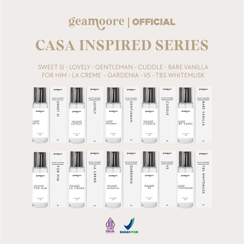 GEAMOORE PARFUM CASA INSPIRED PERFUME BOTOL CATUR