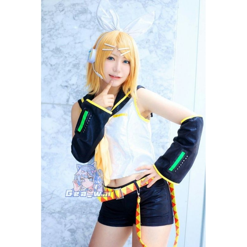 RENTAL/SEWA KOSTUM COSPLAY KAGAMINE RIN VIRTUAL SINGER VOCALOID HQ TAOBAO IMPORT