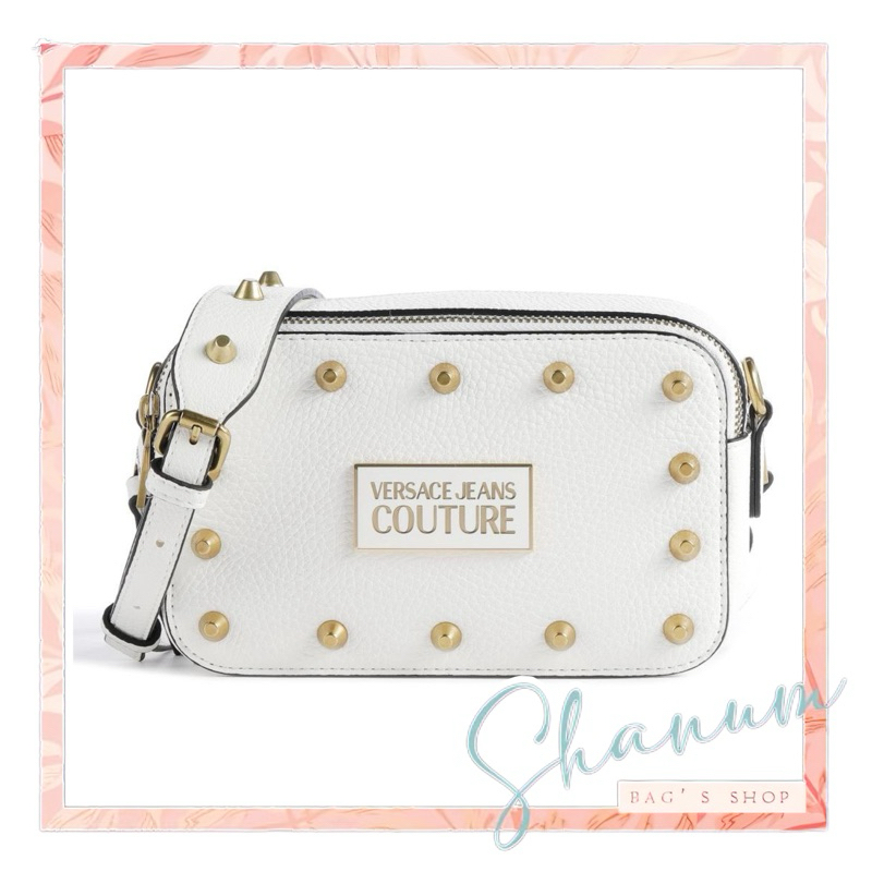 VERSACE JEANS COUTURE ORIGINAL WHITE SHOULDER BAG SLING BAG TAS WANITA TAS CEWEK