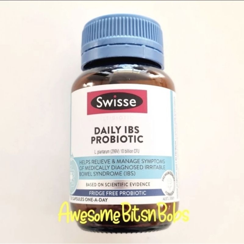 Swisse Ultibiotic Daily IBS Probiotic 30 Capsules