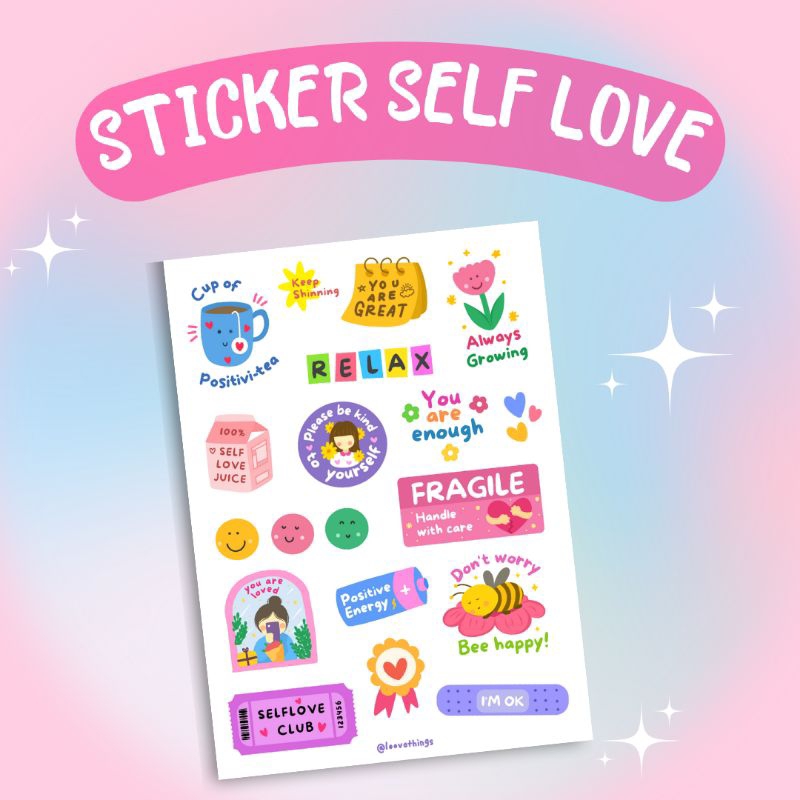 

STICKER SELF LOVE