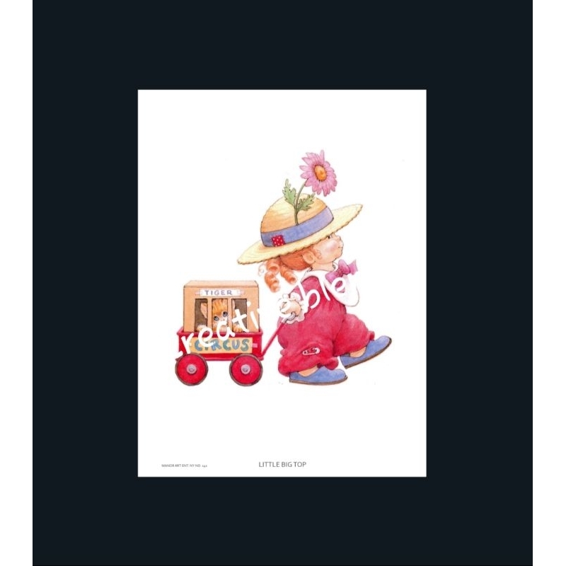 

Gambar Papertole 3D Art Craft Little Girl