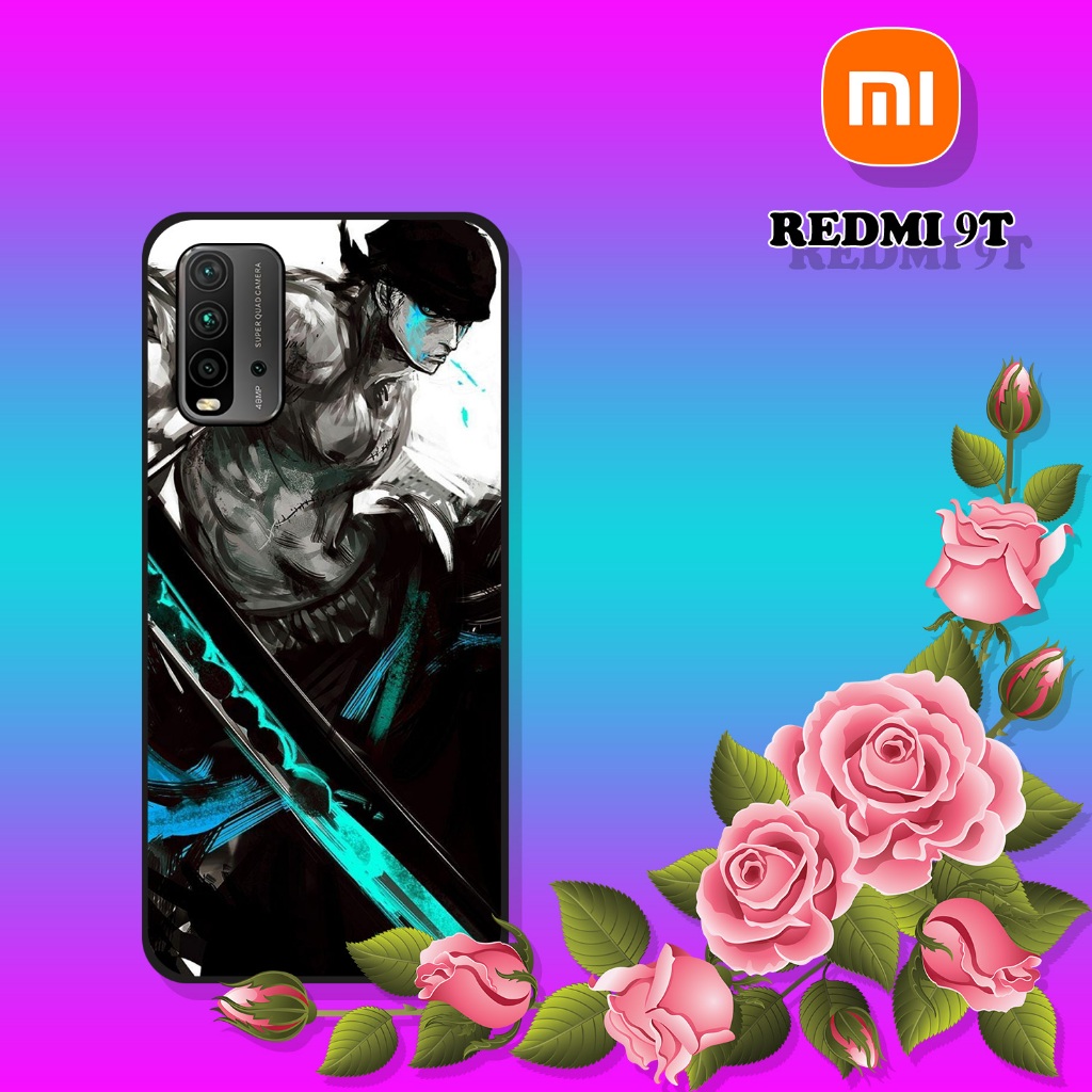 CUSTOM CASE GLOSSY [ PF30] ALL TYPE XIAOMI REDMI 9T MOTIF ANIME ZORO ONE PIECE