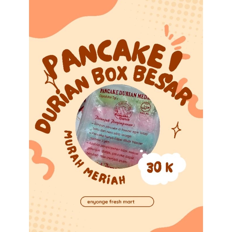 

RB22 Pancake durian box besar