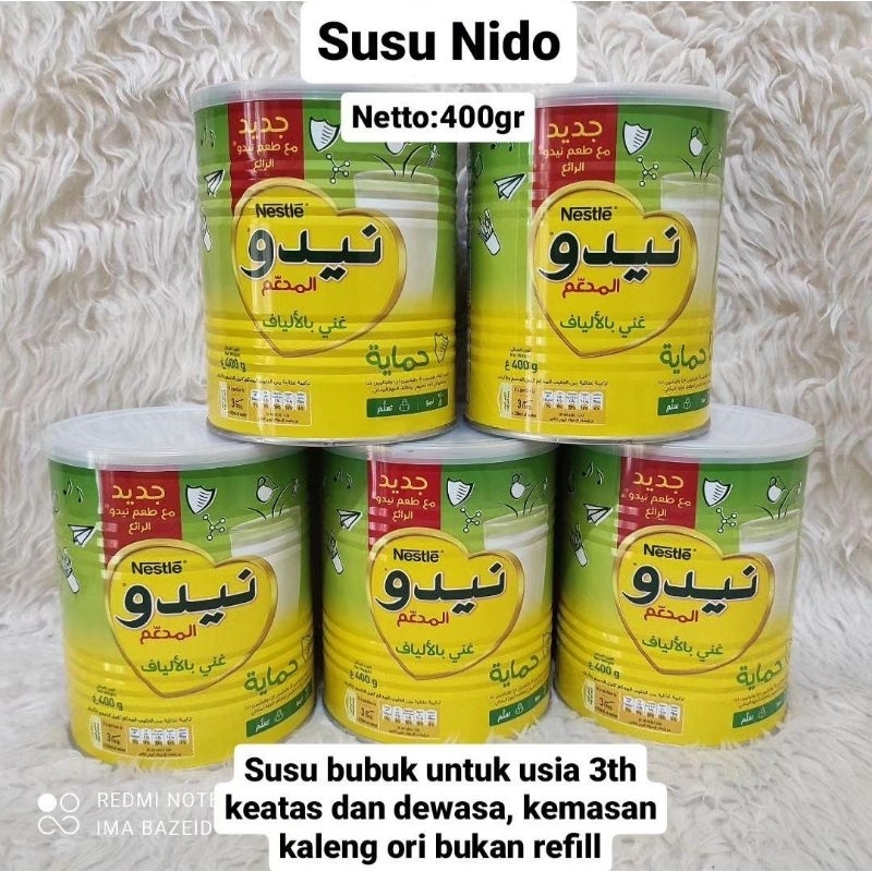Susu nido 400gr made in UAE | susu nido saudi usia 3tahun ke atas
