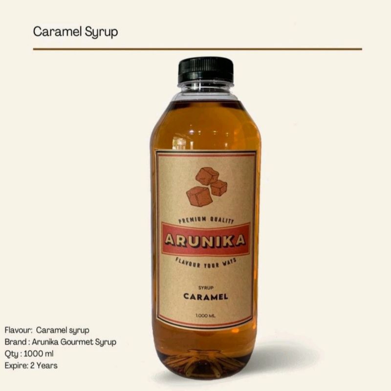 

Caramel Arunika Syrup 1 Liter