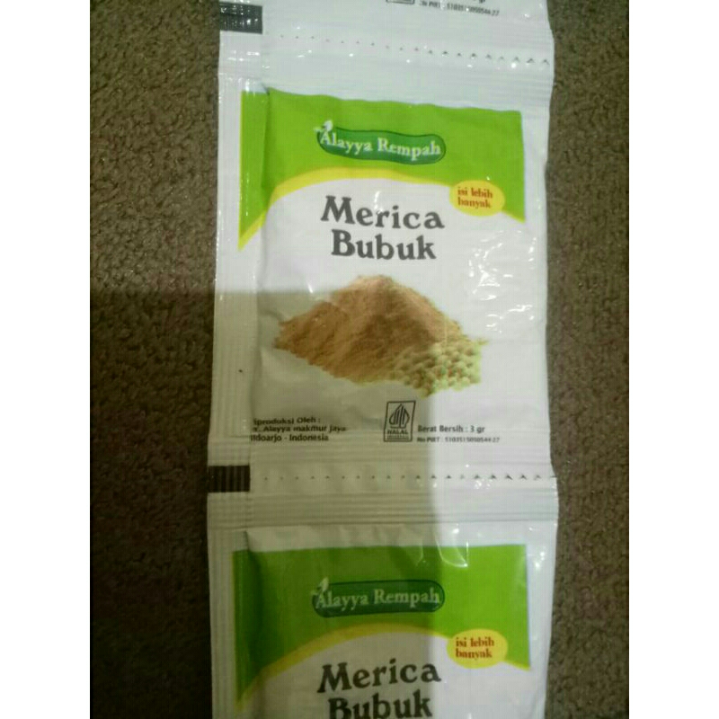 

merica bubuk 1sachet murah