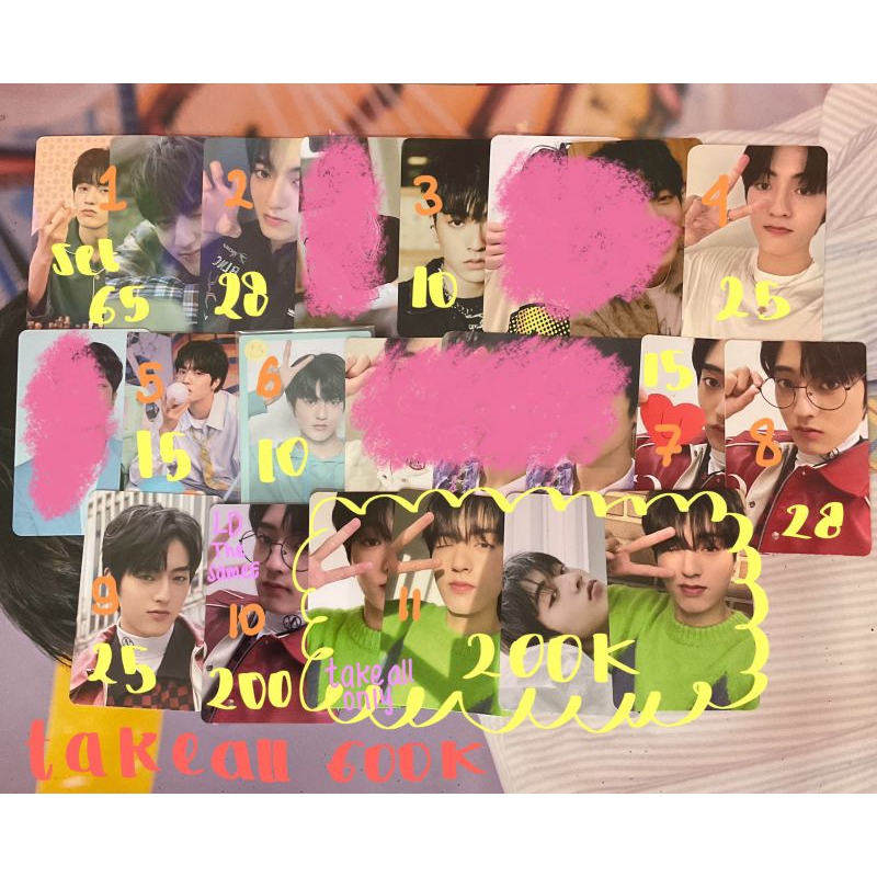 photocard haruto cahil boboan maung ld tfs teuday membkit haruto piyama haruto potter haruto snowman