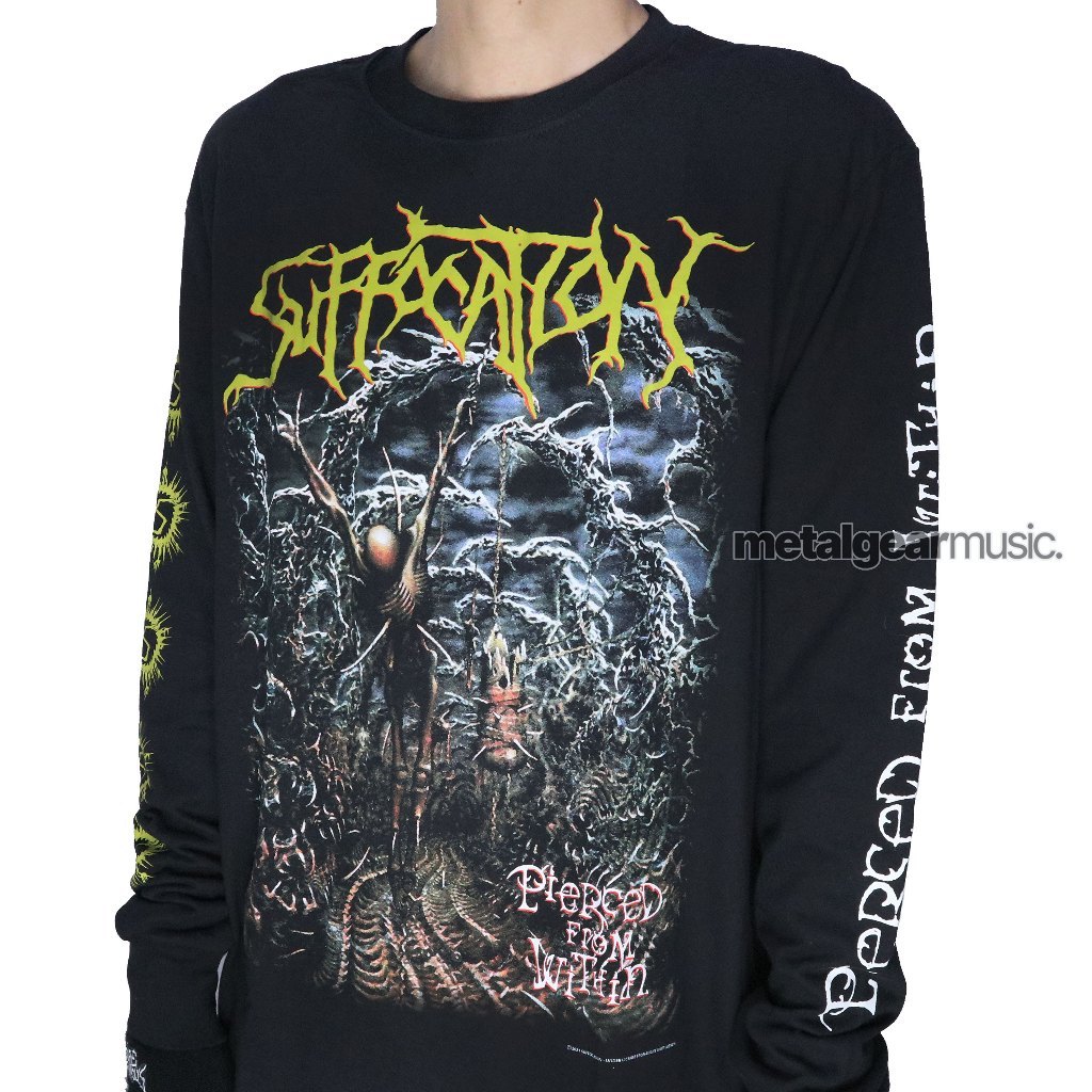 ORIGINAL LONGSLEEVE SUFFOCATION - PIERCHED