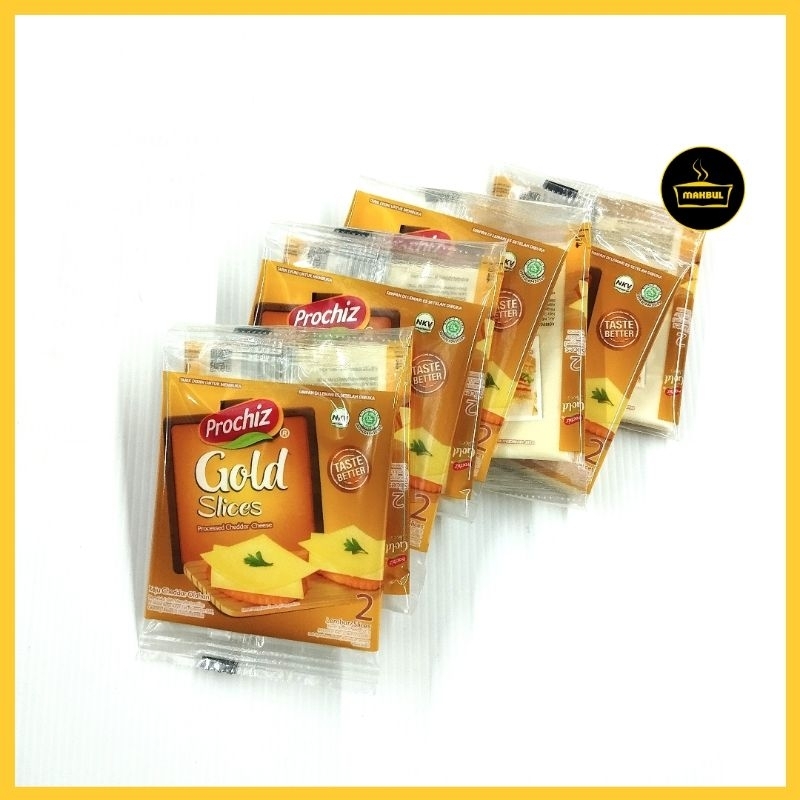 Prochiz Sachet Keju Slice Gold isi 2 slice