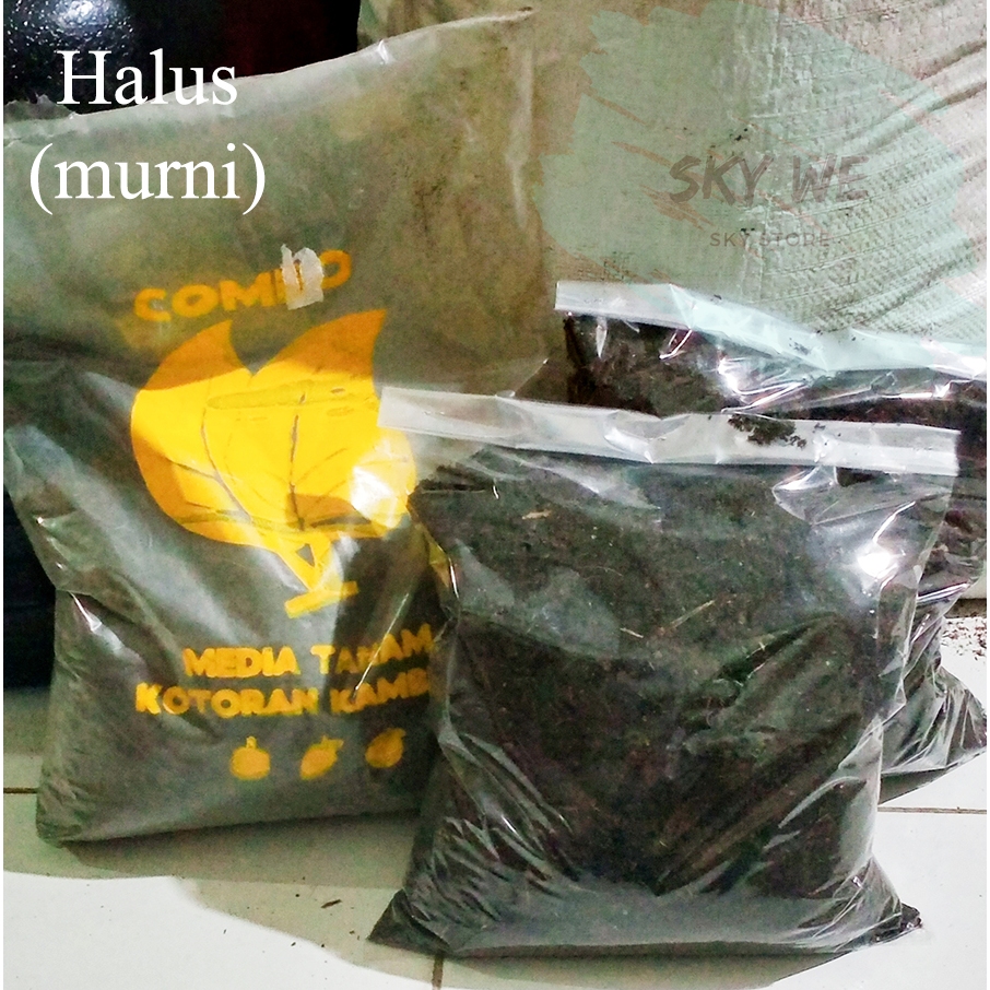 Pupuk Kohe / Pupuk Tai kambing / pupuk kotoran Kambing per pack 1,5 Kg