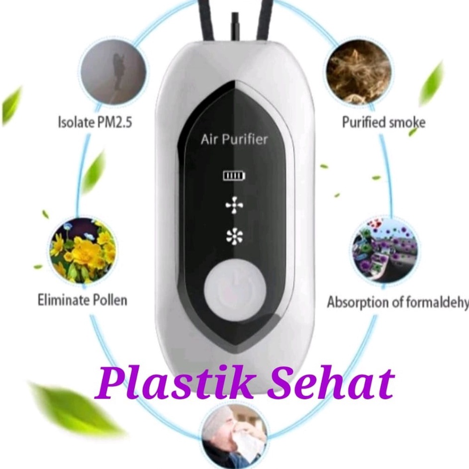 LBQ Portable Air Purifier Necklace Kalung Airpurifier Ionizer