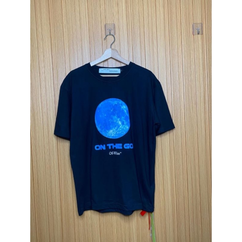 Kaos Baju Tshirt Hype OW OffWhite On The Go Moon Off White Mirror 1:1 Original 20s