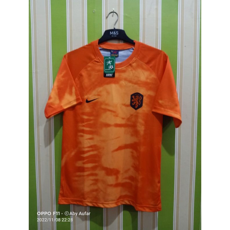 Jersey Bola Printing AURI Timnas Negara Belanda