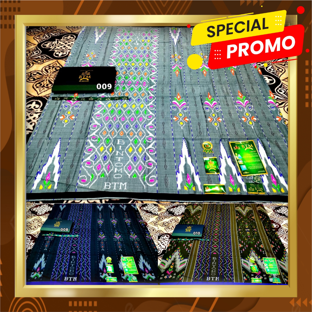 Sarung BTM (Bintomo) Terbaru Motif MGT MGN | Full Sutra Asli Original