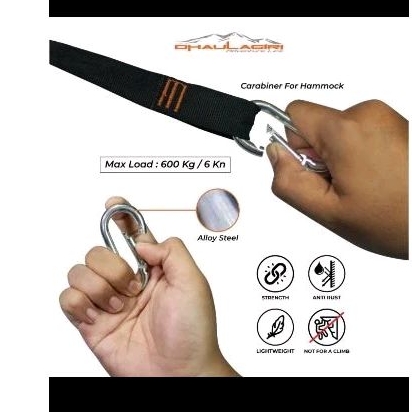 CARABINER HAMMOCK 9008 5kn  / carabiner accesories
