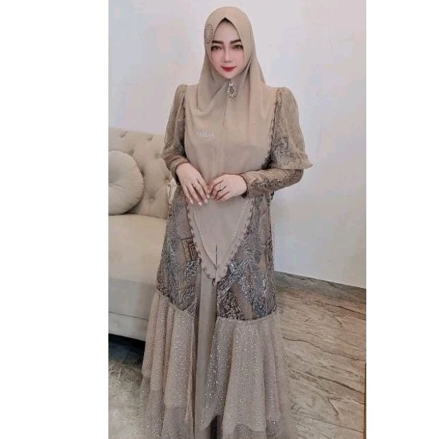 ZAHIRA ALIZA  IVANA Yasmin set by faesta gamis PESTA premium syari best seller