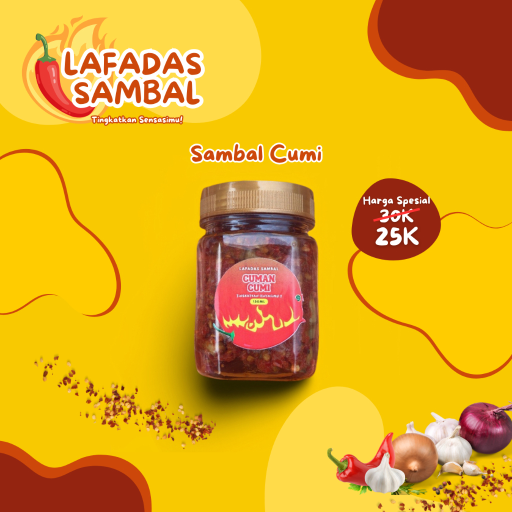 

Sambal Cumi "Cuman Cumi" by Lafadas Sambal (150ml)