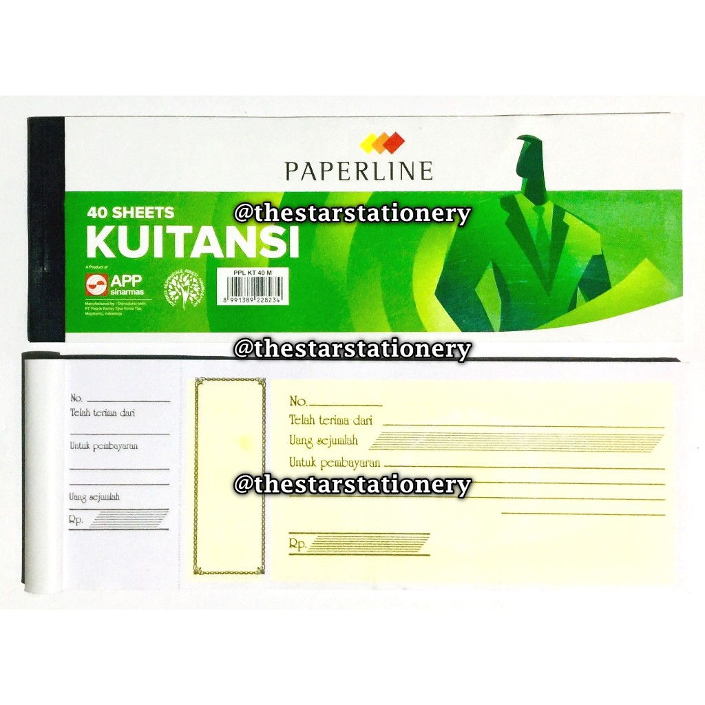 

(1 Biji) Buku Kwitansi Paperline KT50B Besar 10 x 32 cm / Kuitansi Paperline KT 50 B Besar / Paperline KT 40 T / Paperline KT 40 M / Kuitansi Paperline (1 Biji)