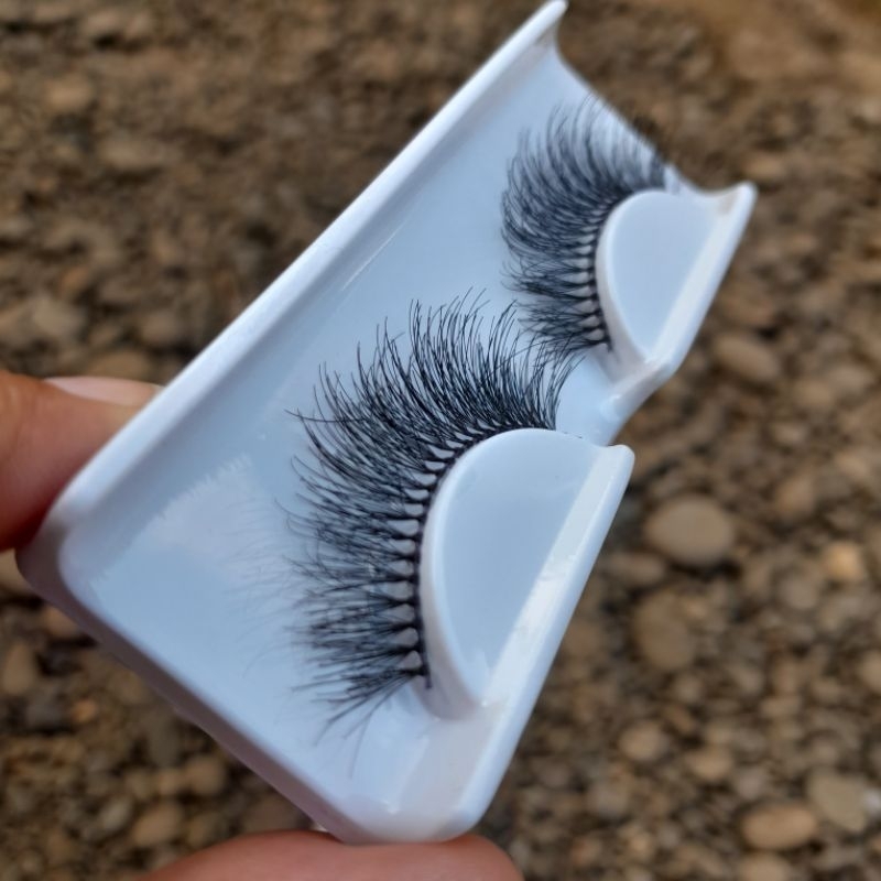 Bulu mata atas 3D tebal lentik