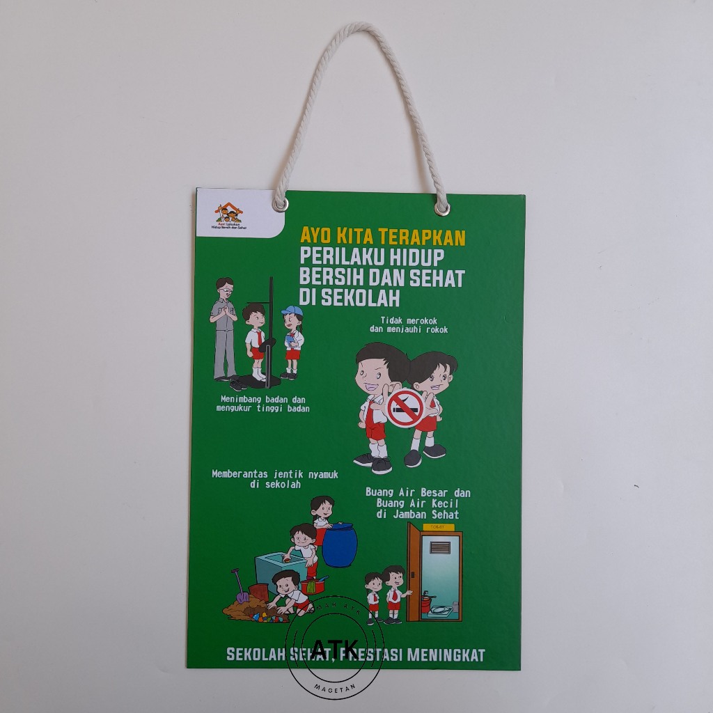 

Hard Poster PHBS Disekolah - Perilaku Hidup bersih dan Sehat - Sekolah