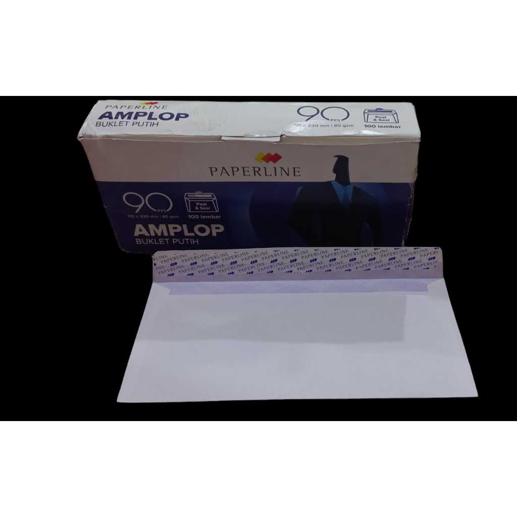 

AMPLOP PUTIH PAPERLINE PANJANG 110X230MM 1 LEMBAR
