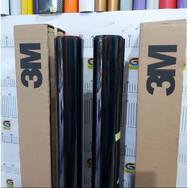 kaca film 3M black beauty original full hitam/garansi 5 tahun, gratis stiker 3M auto film
