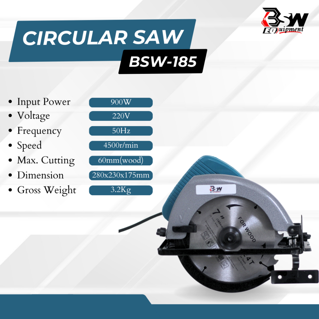 BSW Mesin Gergaji Circular Saw Mesin Potong Circular Saw