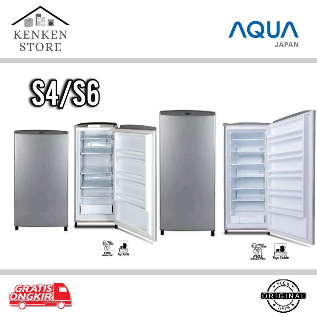 KULKAS FREEZER AQUA 4RAK S4 / 6RAK S6