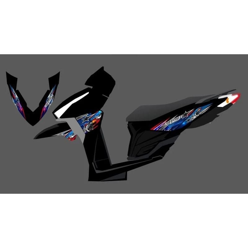 STRIPING STICKER VARIO LED OLD 125/150 LIVERY DIESEL THAILAND TRANSPARAN