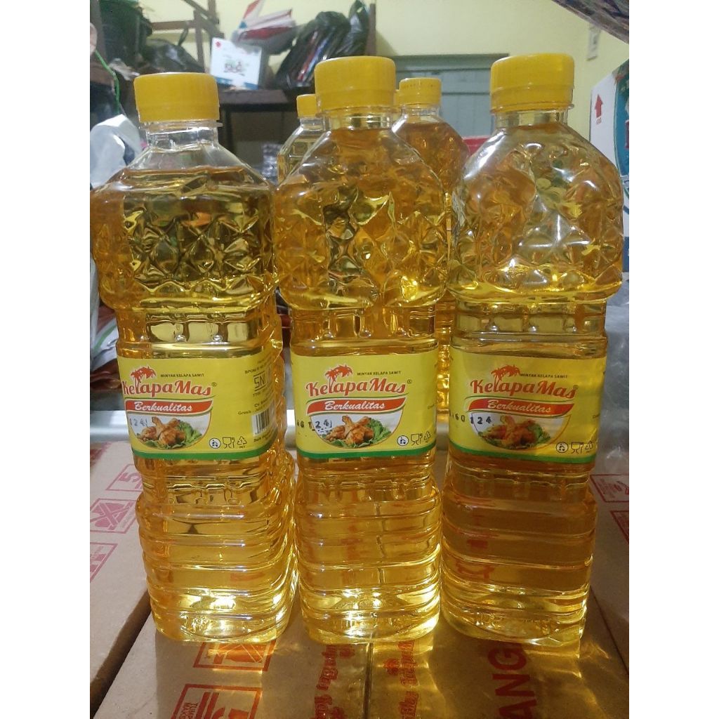 

6 botol Minyak Goreng Kemasan Botol 900 ml Minyak Kelap Sawit