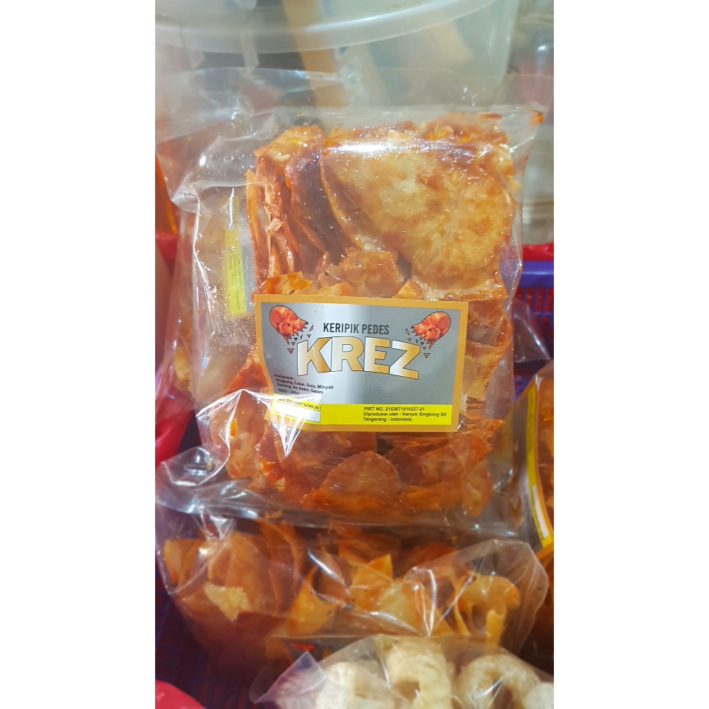 

kripik singkong balado Krez-pedas manis-250gr