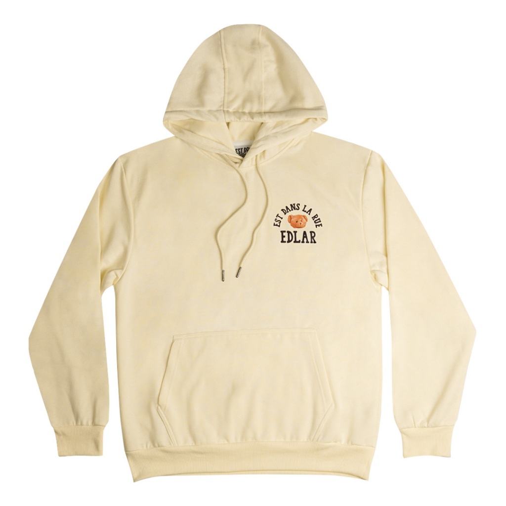 Sweater Hoodie Pria Wanita Hoodie Sweater Jumper Edlar - Cream Sweater Bear Hoodie