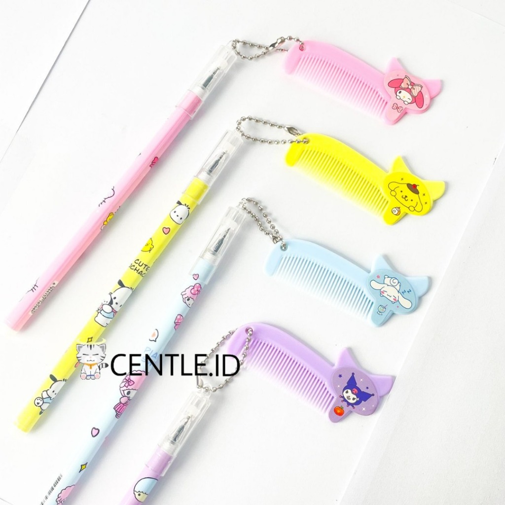 

CENTLE.ID pulpen gantungan sisir sanrio COD termurah alat tulis kantor ORIGINAL