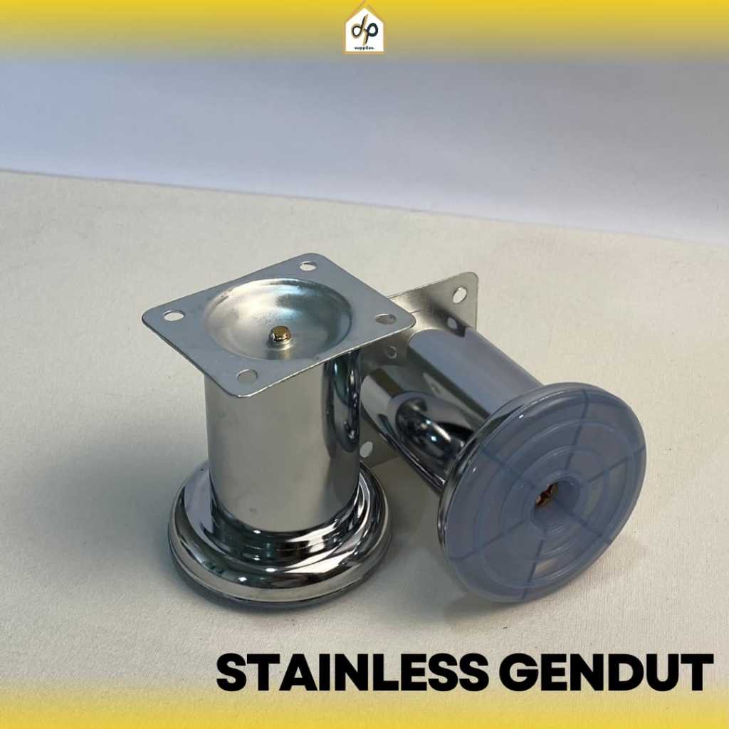 STAINLESS GENDUT/KAKI SOFA TABUNG/KAKI KURSI/KAKI MEJA/KAKI SOFA