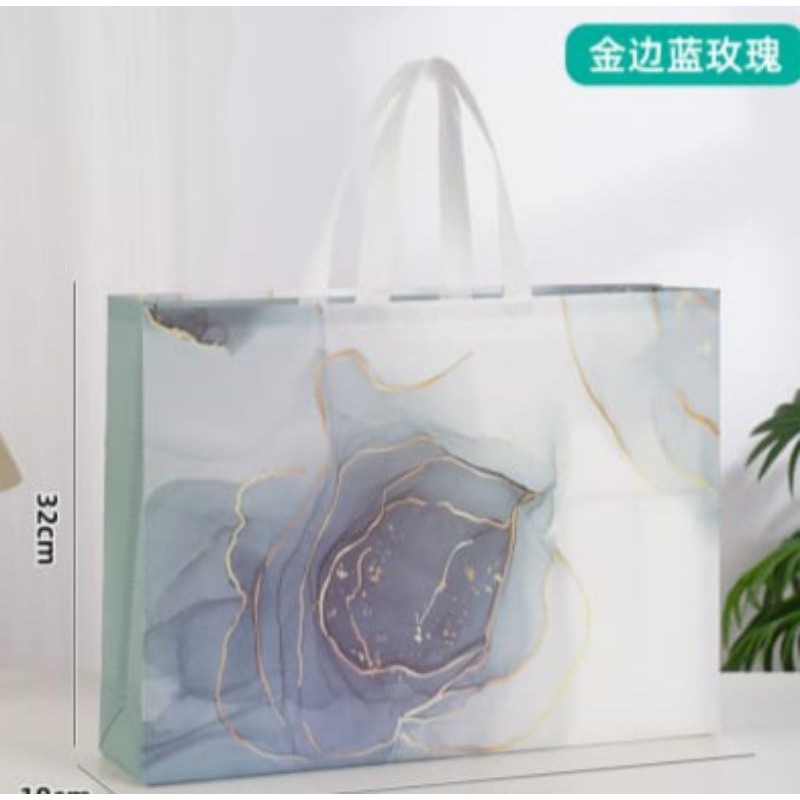 

TOTE BAG BAHAN SPUN BOND / TAS BELANJA / GIFT BAG/PAPERBAG UKURAN 32X27X10