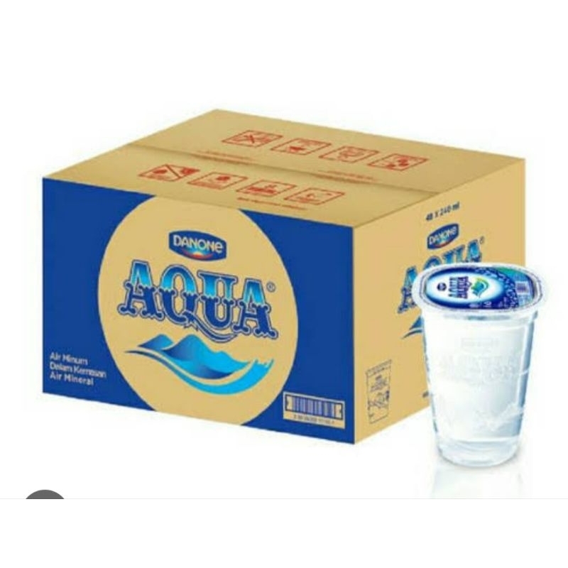 

Aqua air Mineral gelas 220 ml 1 dus