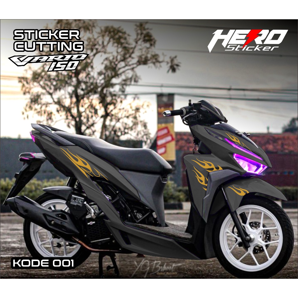 01 CUTTING STICKER VARIO 150 - CUTTING STICKER HONDA VARIO 150  MOTIF API