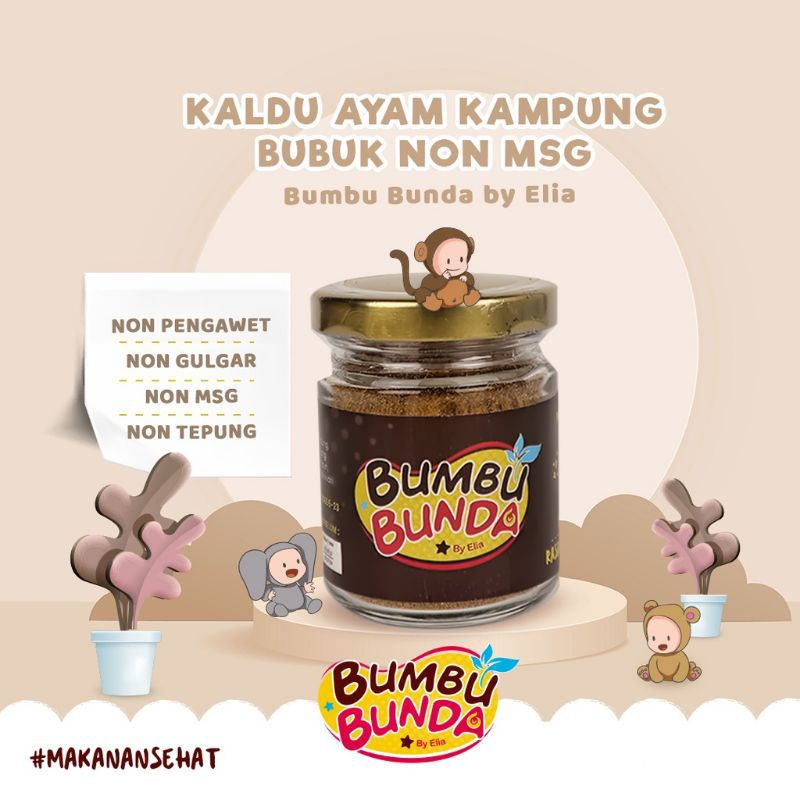 

Kaldu MPASI Bayi Homemade /Kaldu Non MSG Kaldu Jamur Slow Cooker Food Powder BUMBU BUNDA by Elia