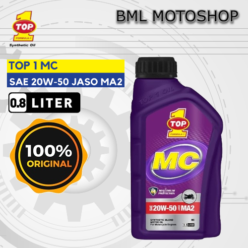 Oli Motor Top 1 MC 20w-50 800ml Orisinil Oli Motor Bebek