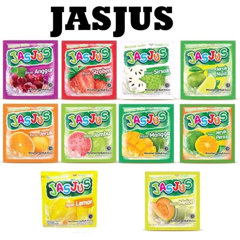 

JASJUS Minuman Serbuk Buah Siap Seduh (1 RENCENG = 10 SACHET)