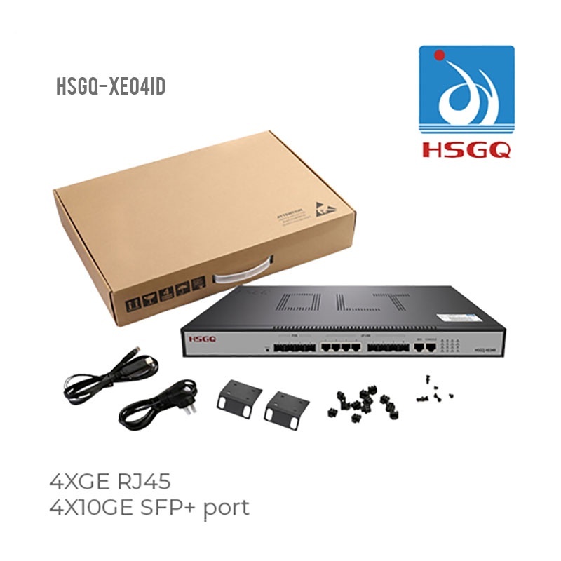 HSGQ XE04ID 4-Port EPON OLT AC DC