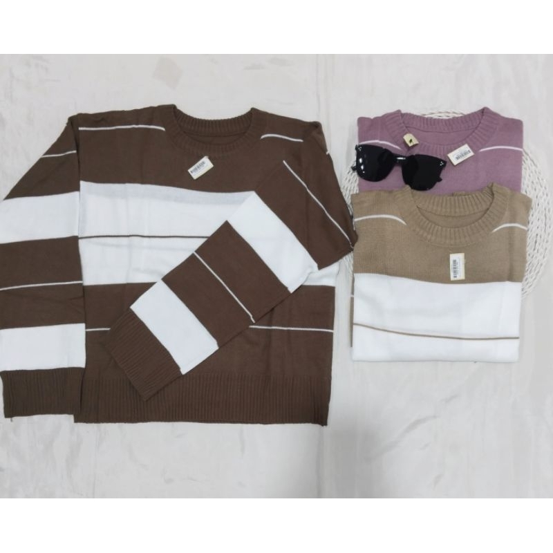 ZHEA CROP RAJUT / ATASAN RAJUT CROP KOREA / SWEATER RAJUT CROP WANITA / SWEATER RAJUT CROP KOREA