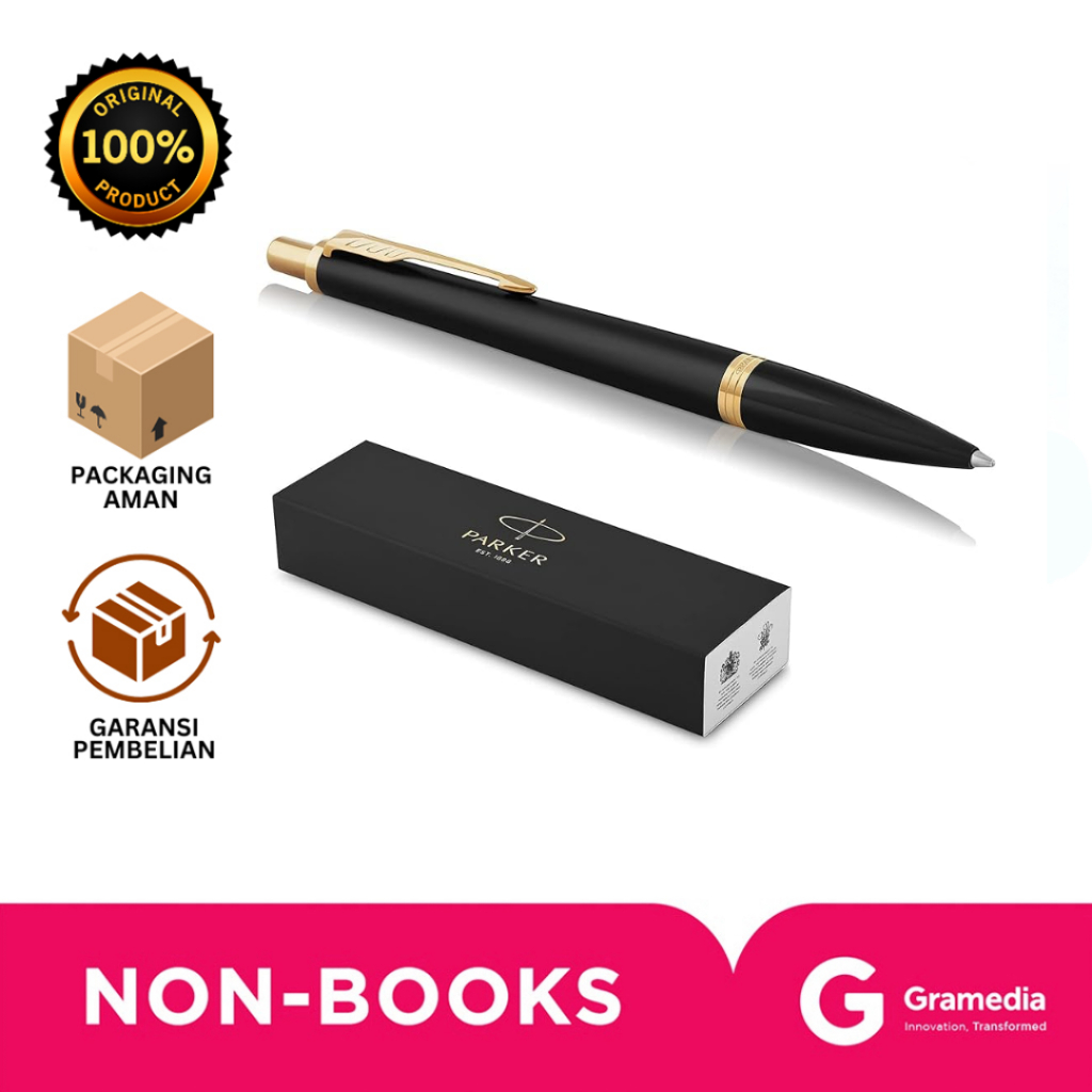 

Gramedia Bali - PARKER Urban matte black GT bp