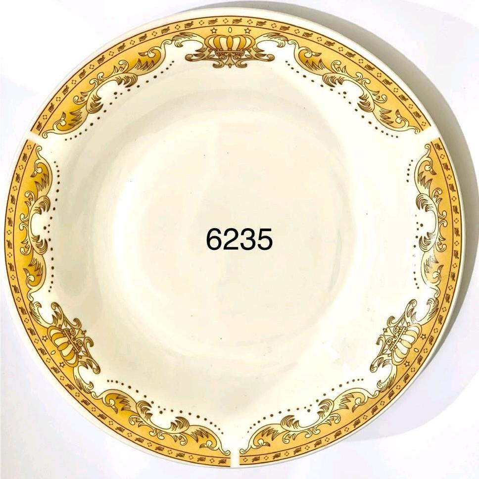 Piring Keramik Corak Motif Cantik royal pattern 1/2 lusin